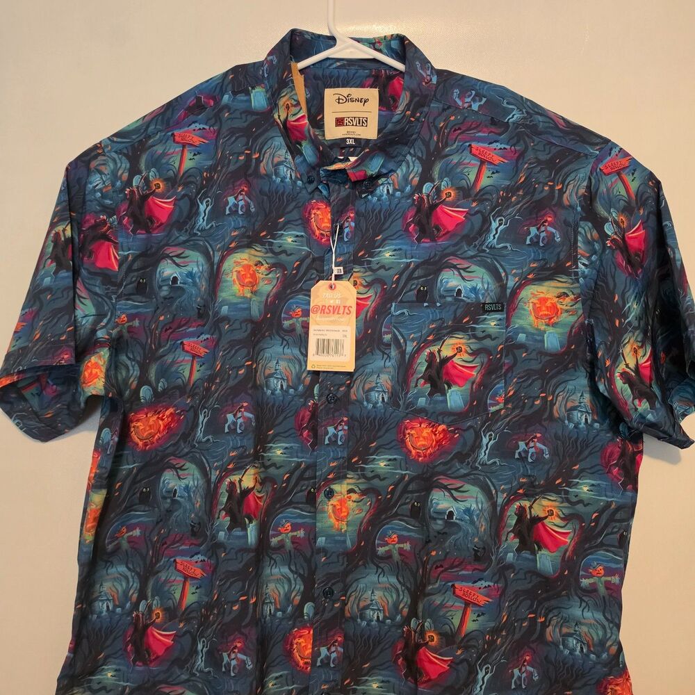 RSVLTS 3XL Mens Disney “Headless Havoc” Spooky Season NWT